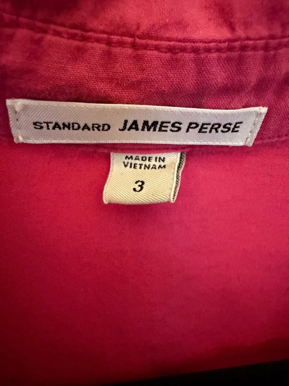 James Perse Sheer Side Slub Button-Up Shirt Size 3 Read Description - Picture 3 of 4